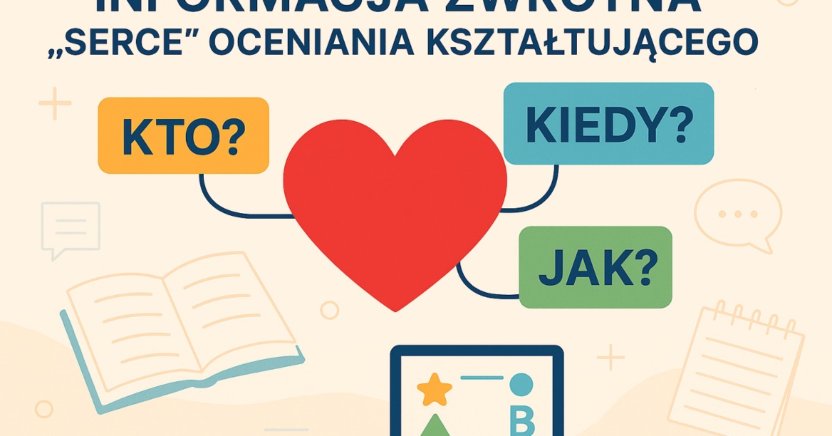 Ilustracja: Informacja zwrotna – „serce” oceniania kształtującego – Kto? Kiedy? Jak?