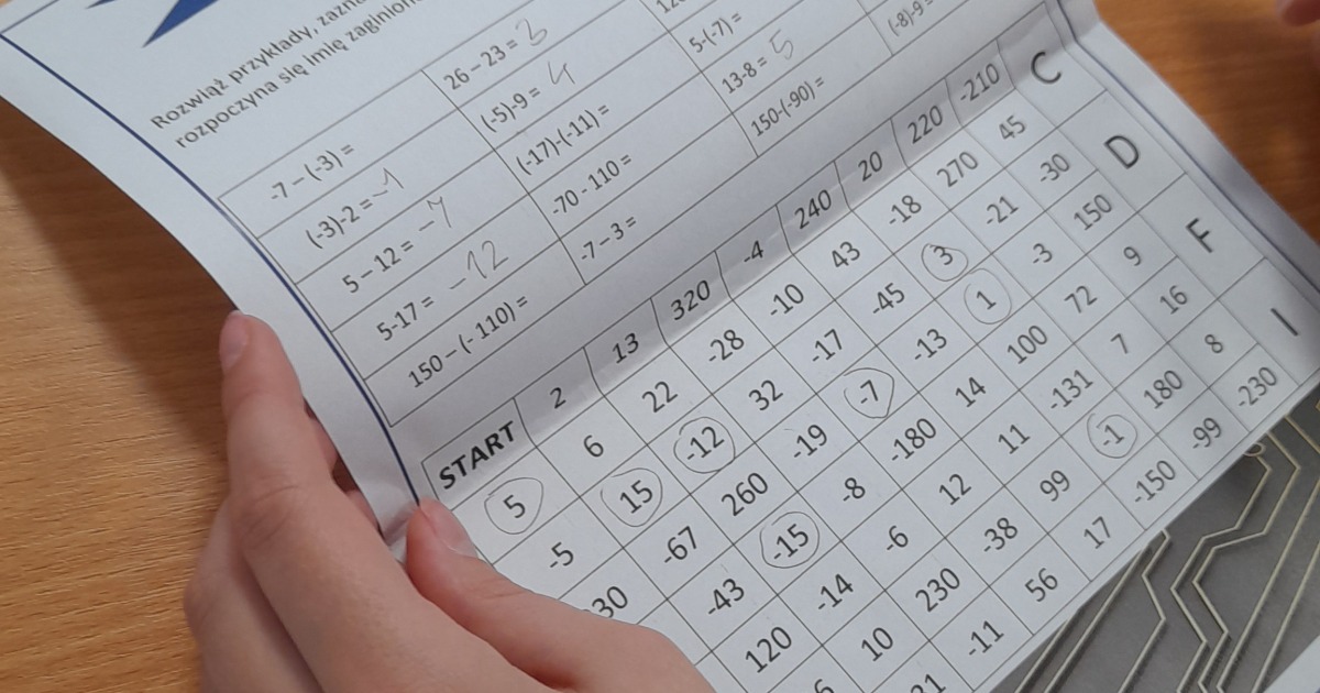 Ilustracja: Gry matematyczne i logiczne na lekcjach matematyki