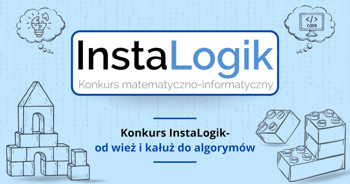 Ilustracja: Konkurs InstaLogik – od wież i kałuż do algorytmów