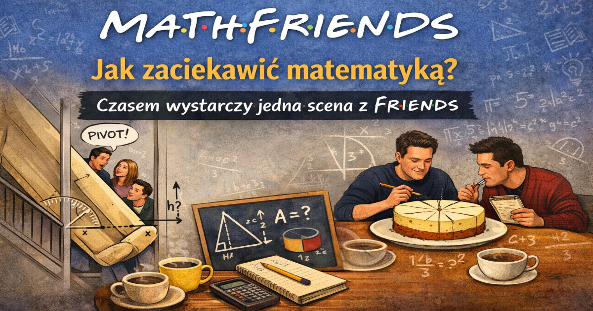 Ilustracja: Jak zaciekawić matematyką? Czasem wystarczy jedna scena z Friends.